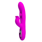 PRETTY LOVE - YALANDA HASE OSZILLIERENDER VIBRATOR MIT LED-ANZEIGE, LILA