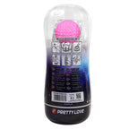 PRETTY LOVE - 360º STRUKTURIERTER MASTURBATIONSBECHER, TRANSPARENT