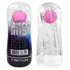 PRETTY LOVE - 360º STRUKTURIERTER MASTURBATIONSBECHER, TRANSPARENT