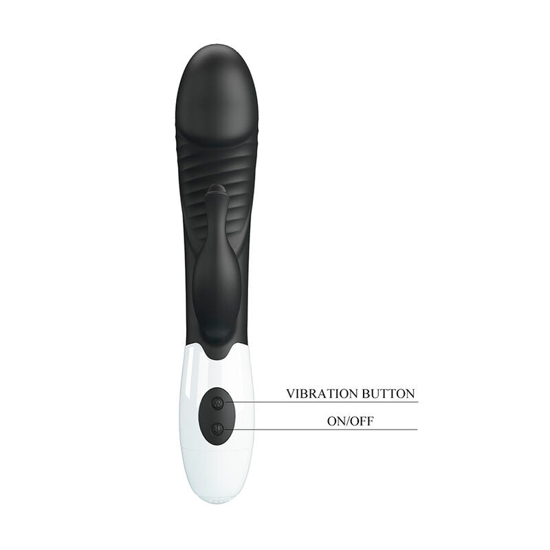PRETTY LOVE - RASMUSSEN 30-FUNKTIONEN-HASE-VIBRATOR SCHWARZ