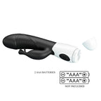 PRETTY LOVE - RASMUSSEN 30-FUNKTIONEN-HASE-VIBRATOR SCHWARZ