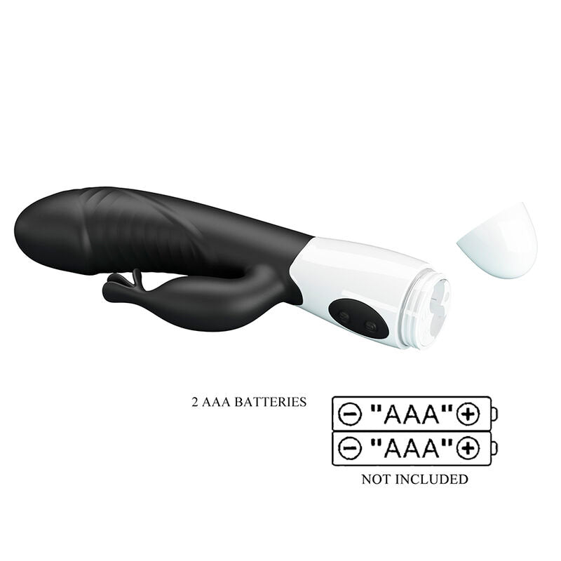 PRETTY LOVE - RASMUSSEN 30-FUNKTIONEN-HASE-VIBRATOR SCHWARZ