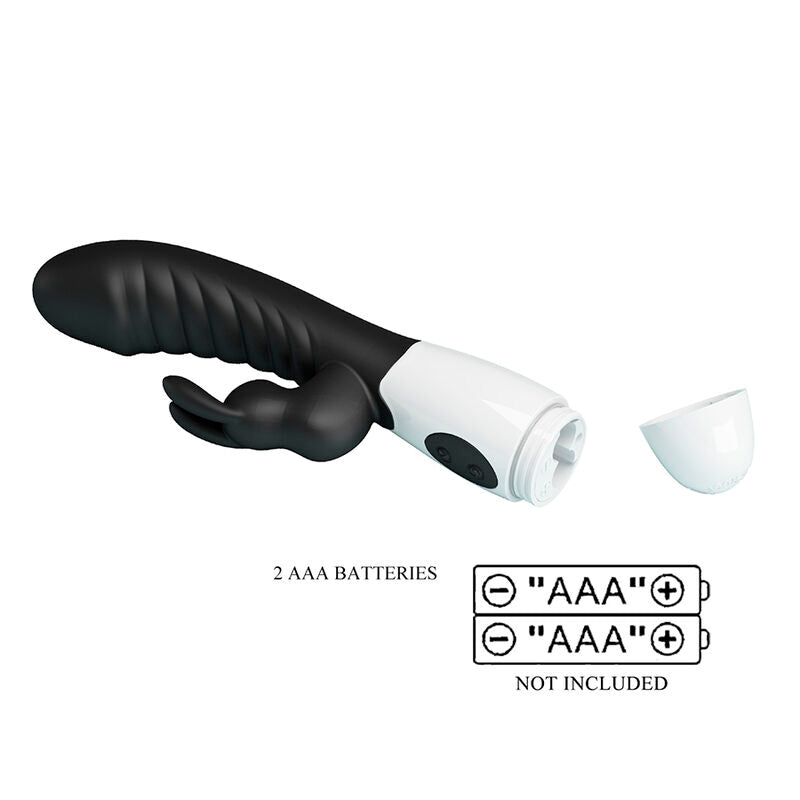 PRETTY LOVE - NAUGHTY BUNNY 30-FUNKTIONEN-HASENVIBRATOR SCHWARZ