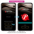 PRETTY LOVE - KLAY STOSS-EI-VIBRATOR, APP-STEUERUNG, LILA