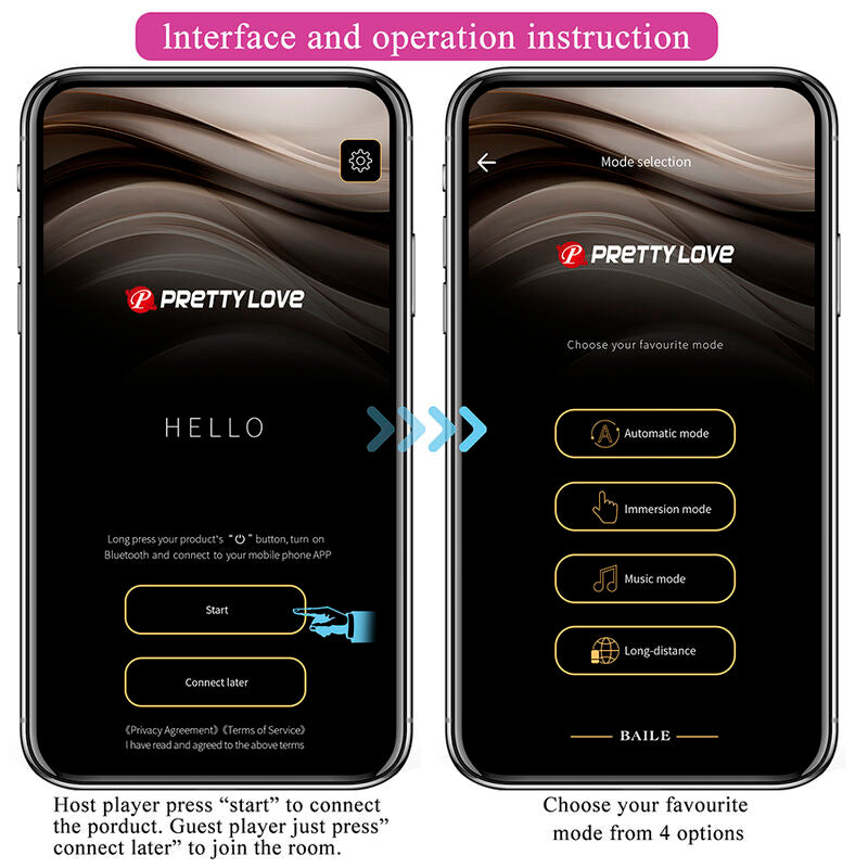 PRETTY LOVE - KLAY STOSS-EI-VIBRATOR, APP-STEUERUNG, LILA