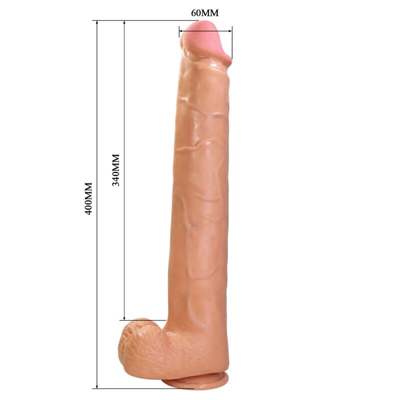 Pretty Love Rael Dildo 40 cm – Braun