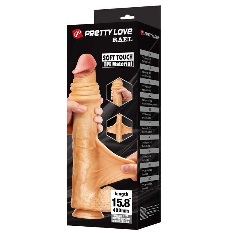 Pretty Love Rael Dildo 40 cm – Braun