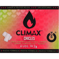 WUG Climax – Funktioneller Kaugummi mit Maca, Damiana und Ginseng zur Steigerung von Lust und sexueller Vitalität. Blisterverpackung mit 8 Stück.