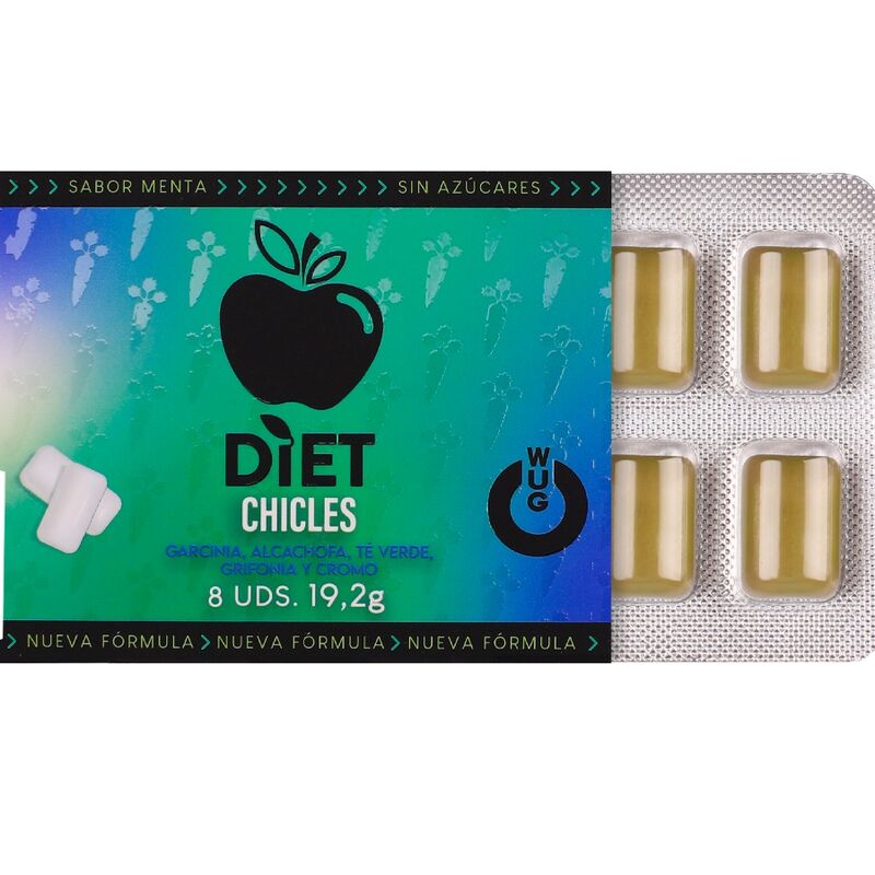 WUG-Diät – Appetitkontrolle und Reduzierung von Zwischenmahlzeiten, Blisterpackung mit 8 Einheiten