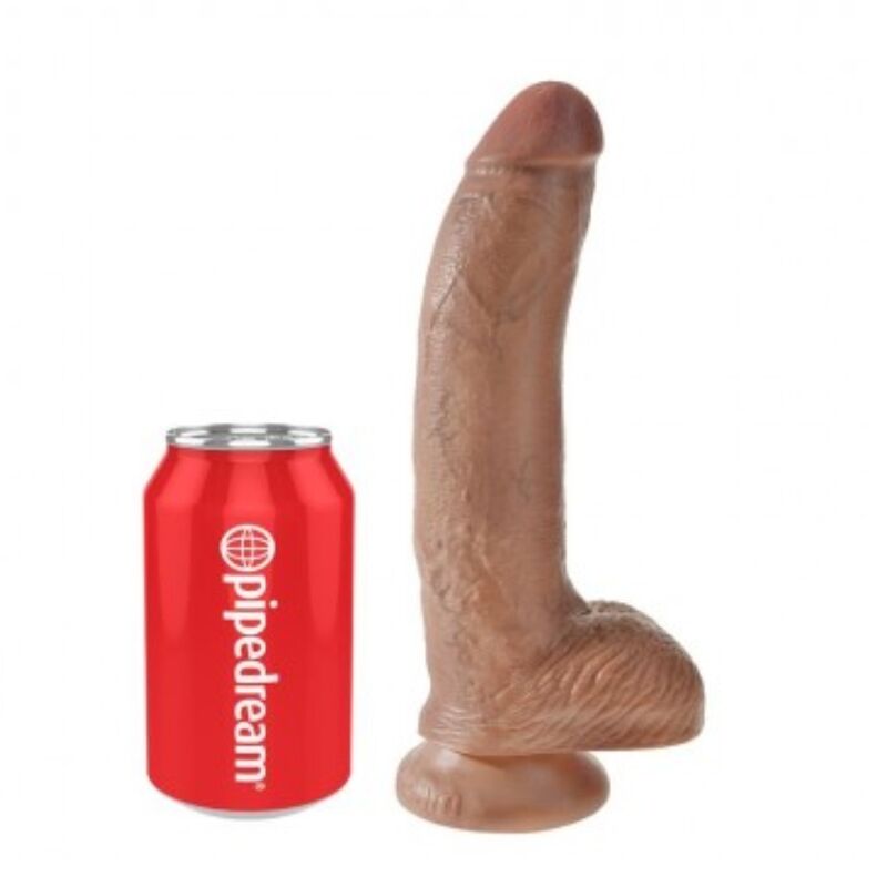King Cock Realistischer Dildo mit Hoden – 22,8 cm