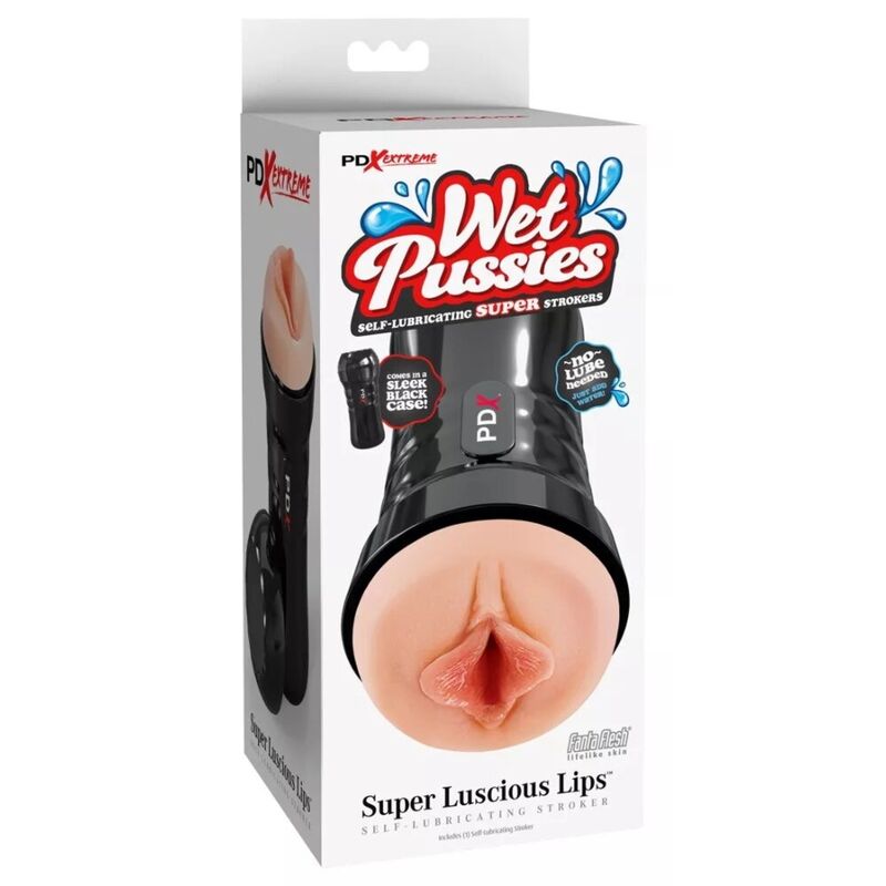PDX EXTREME – REALISTISCHER SELBSTSCHMIERBARER MASTURBATOR MIT SUPER LECKEREN LIPPEN