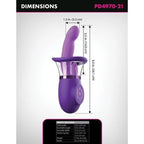 FANTASY FOR HER - ULTIMATE PLEASURE PRO PLUS HASE-VIBRATOR LILA 20,3 CM