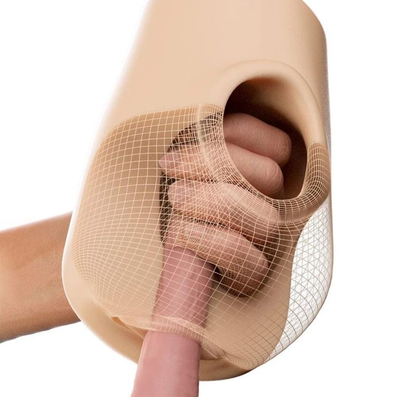 PDX PLUS – REALISTISCHER VAGINA-PUSSY-POOUNDER-SQUEEZE-STROKER 18 CM