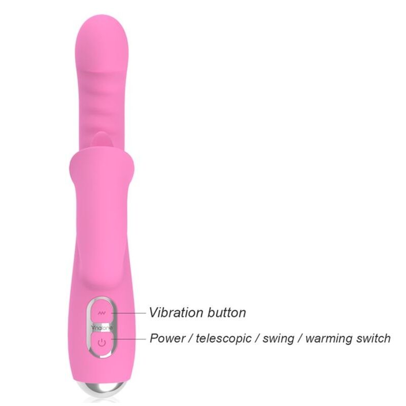NALONE - T-MAY MAGIC STICK RABBIT VIBRATOR - ROSA