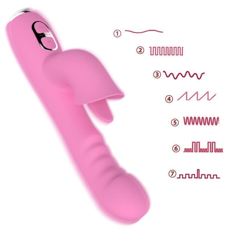 NALONE - T-MAY MAGIC STICK RABBIT VIBRATOR - ROSA