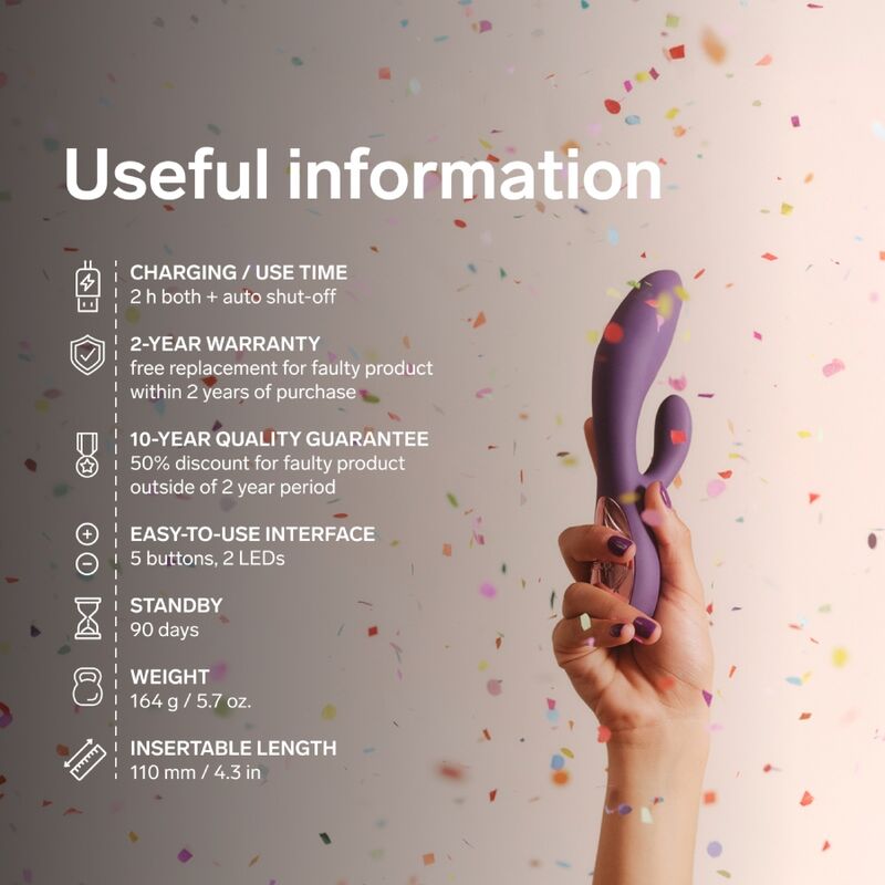 LELO - INA THRUST RABBIT STOSSVIBRATOR LILA