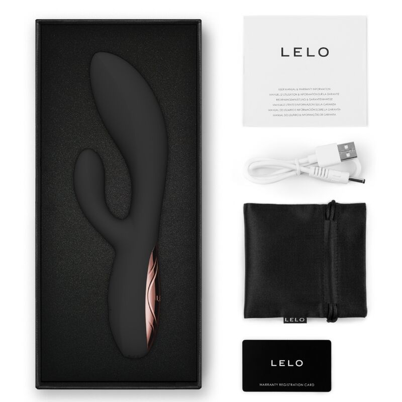 LELO - INA THRUST RABBIT STOSSVIBRATOR SCHWARZ