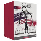 She.E.O Brustvakuumpumpe mit Handpumpe, M/L – Produktansicht 4