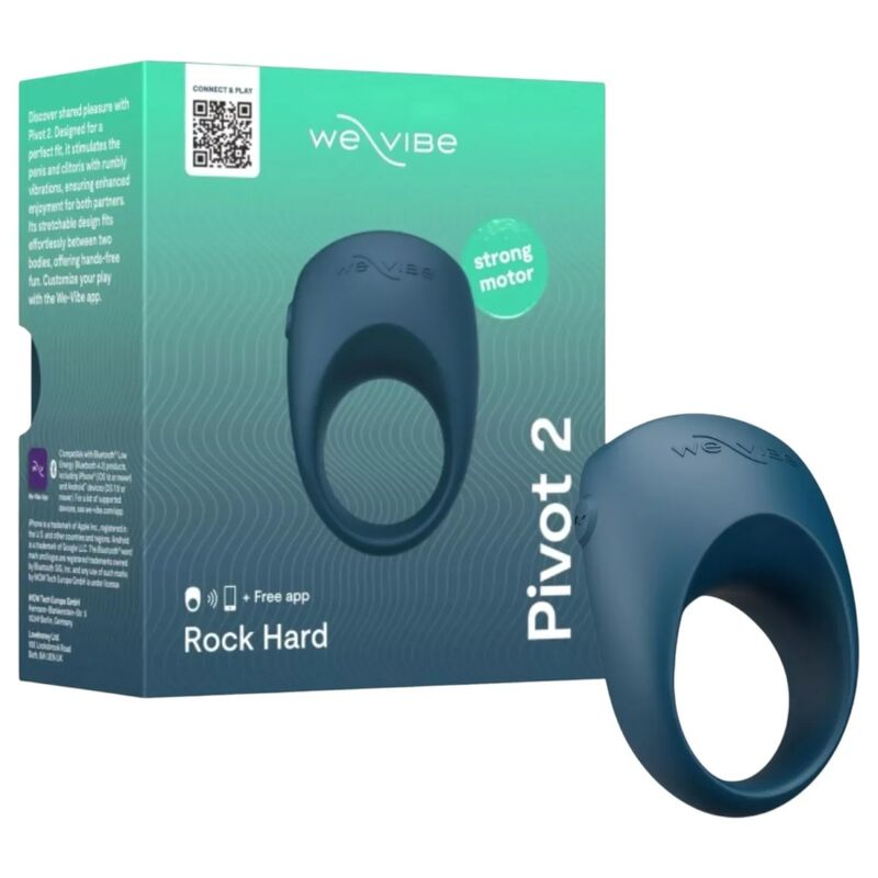 We-Vibe Pivot 2 vibrierender Penisring mit App – Slate