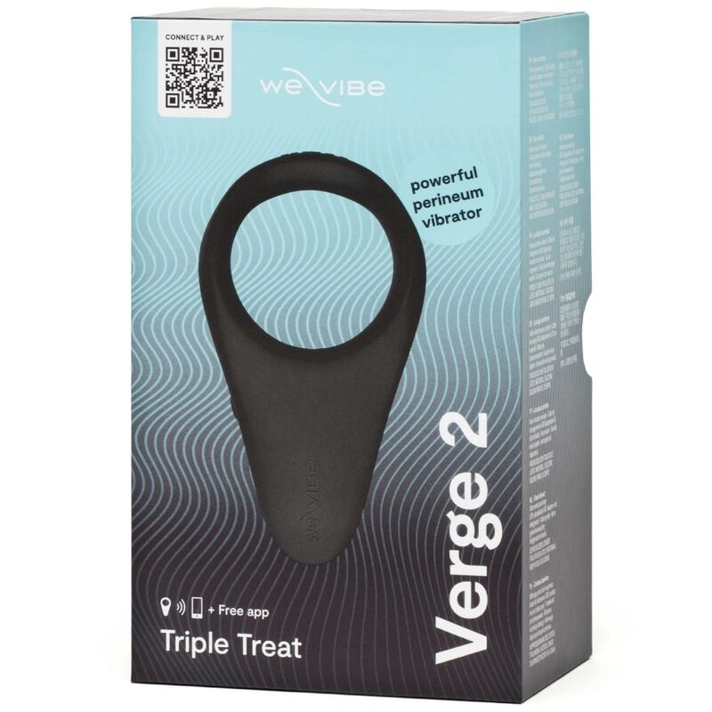 We-Vibe Verge 2 vibrierender Penis- und Dammstimulator – Schwarz