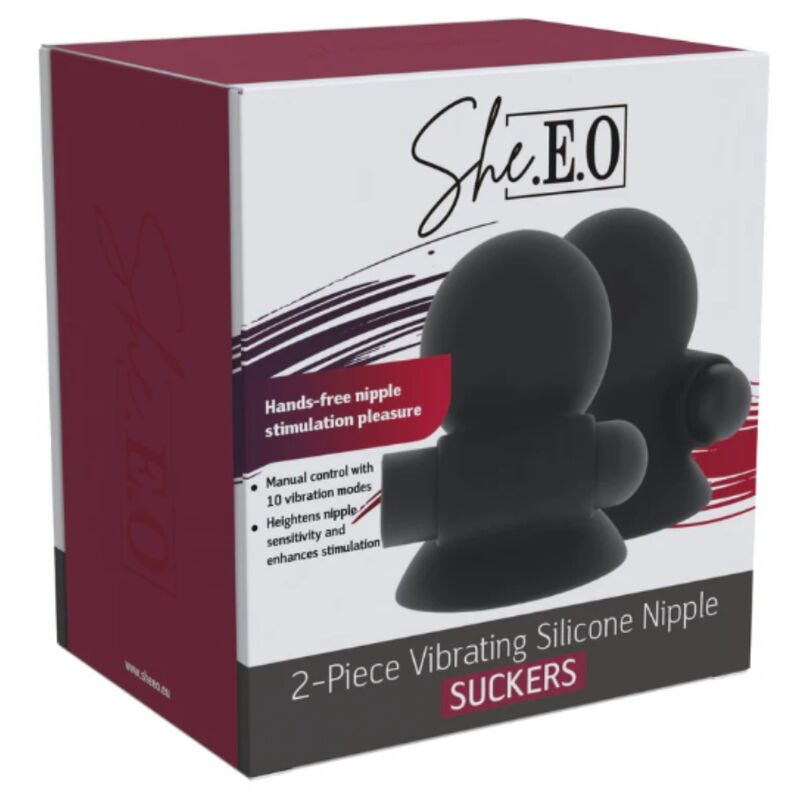 She.E.O Nippelsauger-Set mit Vibration, wiederaufladbar – Produktansicht 8