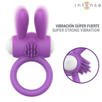 INTENSE - HOPPS VIBRIERENDER PENISRING MIT KLITORISSTIMULATION, LILA
