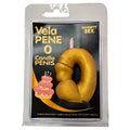Diablo Picante Dekorationskerze Penisform Zahl 0 Gold – Produktansicht 1