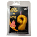 Diablo Picante Dekorationskerze Penisform Zahl 9 Gold – Produktansicht 1
