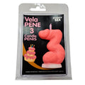 Diablo Picante Dekorationskerze Penisform Zahl 3 Rosa – Produktansicht 1