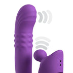 FANTASY FOR HER - HARMONI PRO PURPLE G-SPOT & CLITORAL RABBIT VIBRATOR