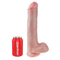 KING COCK - REALISTISCHER DILDO MIT HODEN UND SAUGKÖRPER 38 CM FLEISCH