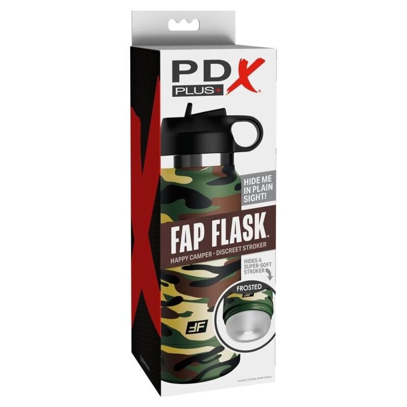 PDX PLUS - FAP FLASK HAPPY CAMPER DISKRETER MASTURBATOR-TARNUNG