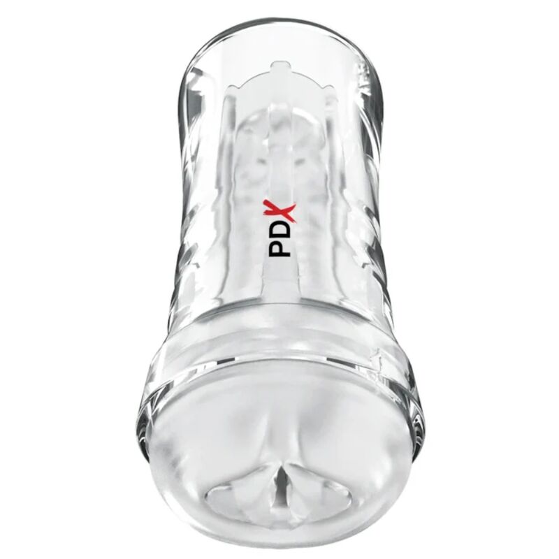 PDX Extreme Super Luscious Lips Masturbator – Transparent