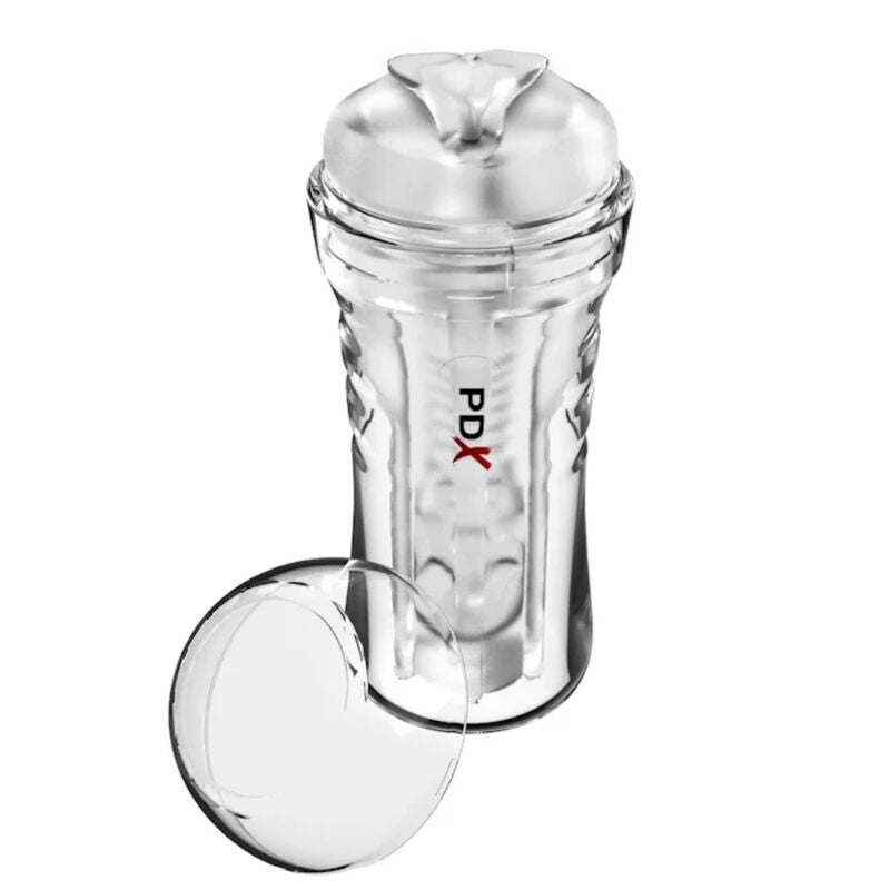 PDX Extreme Super Luscious Lips Masturbator – Transparent