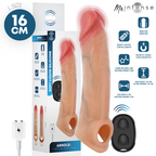 MR INTENSE - ARNOLD L VIBRATOR SILIKON-PENISHÜLLE MIT FERNBEDIENUNG 16 CM -Ø- 4,5 CM