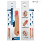 MR INTENSE - ARNOLD L VIBRATOR SILIKON-PENISHÜLLE MIT FERNBEDIENUNG 16 CM -Ø- 4,5 CM
