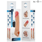 MR INTENSE - ARNOLD M VIBRATOR SILIKON-PENISHÜLLE MIT FERNBEDIENUNG 14,5 CM -Ø- 4 CM