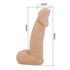 Pretty Love Zane Strap-on-Set 17 cm – Natur