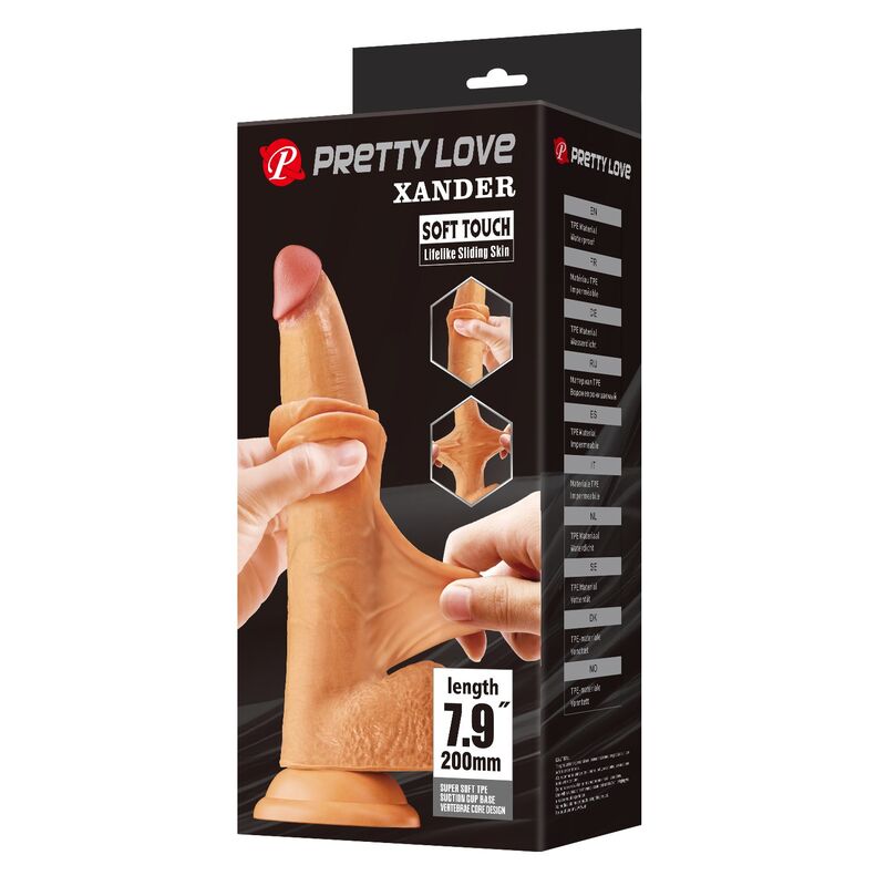 Pretty Love Xander Dildo 20 cm – Natur