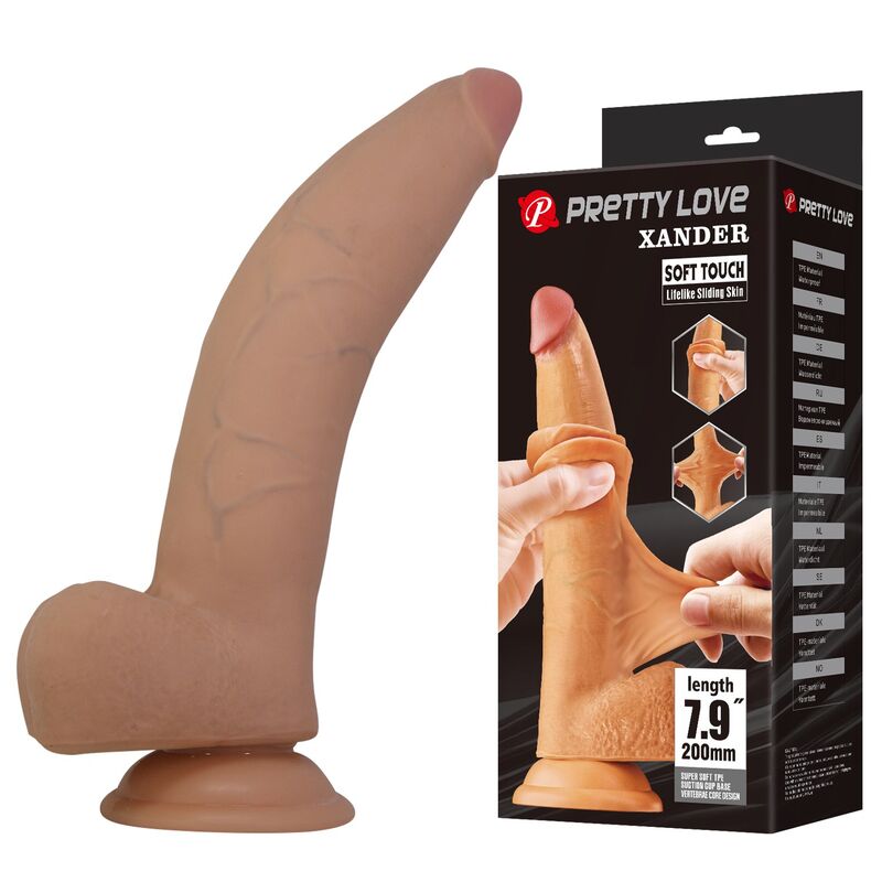 Pretty Love Xander Dildo 20 cm – Natur