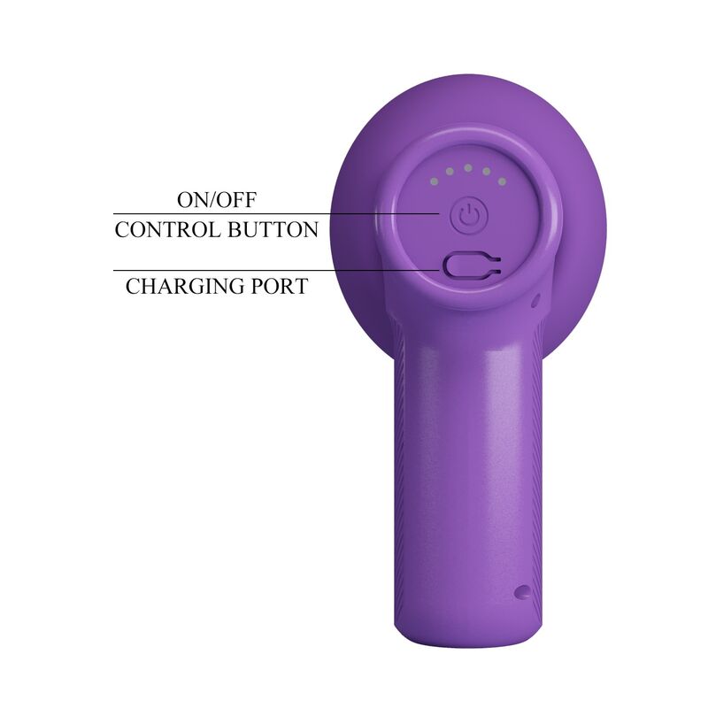 Pretty Love Vito Stoß-Massager – Lila