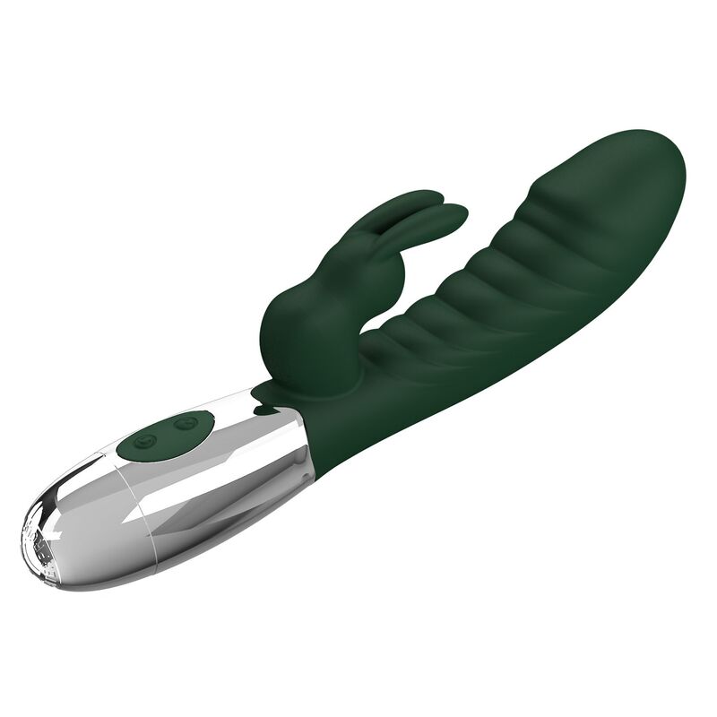 Pretty Love Naughty Bunny Rabbit-Vibrator – Grün