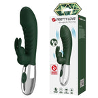 Pretty Love Naughty Bunny Rabbit-Vibrator – Grün