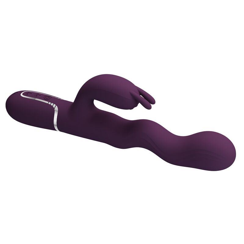PRETTY LOVE - LOURSEN HASE-VIBRATOR MIT STOSSBEWEGUNG UND 7 VIBRATIONEN, USB-AUFLADBAR, LILA