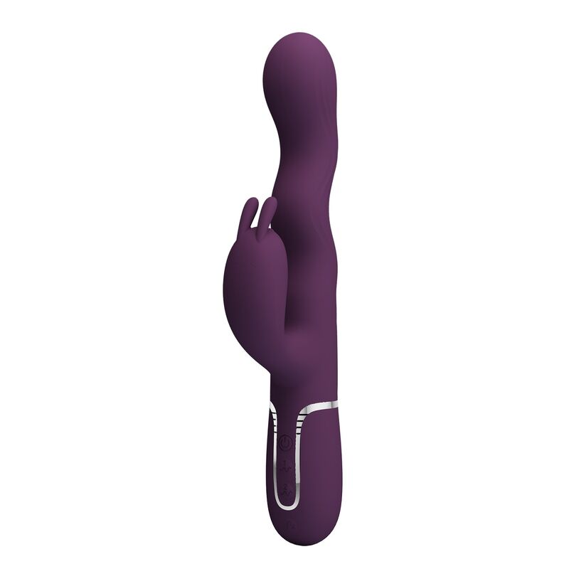 PRETTY LOVE - LOURSEN HASE-VIBRATOR MIT STOSSBEWEGUNG UND 7 VIBRATIONEN, USB-AUFLADBAR, LILA