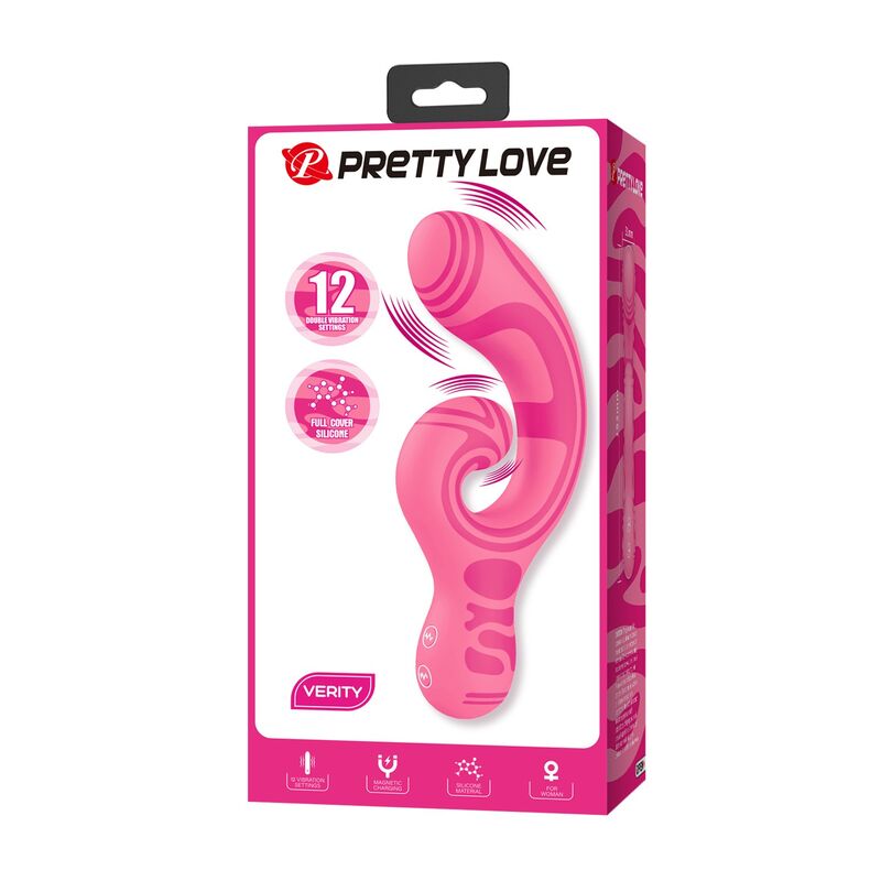 Pretty Love Verity Doppel-Massager – Rosa