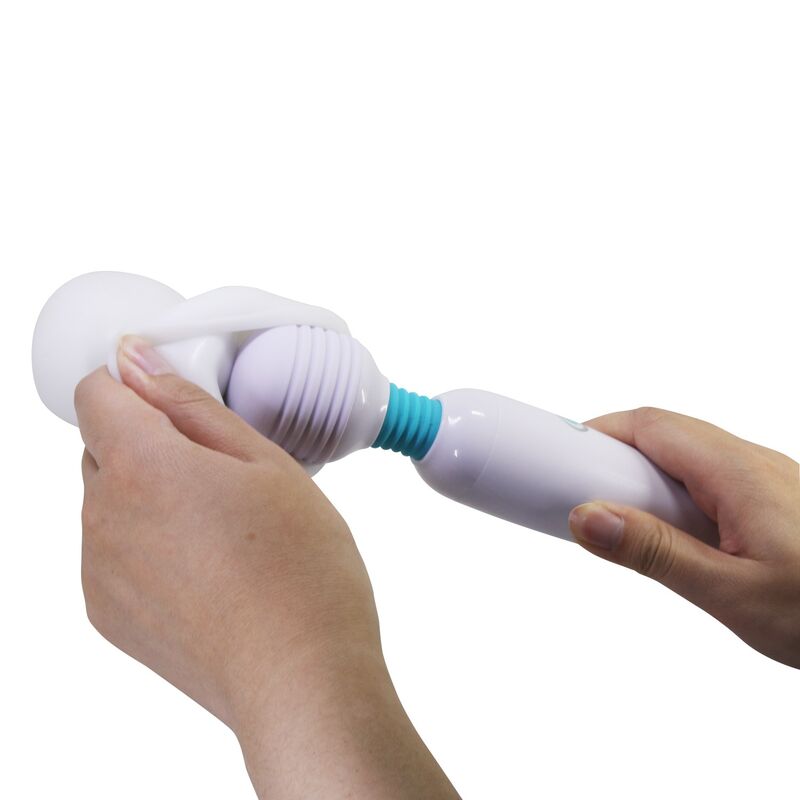 Pretty Love Susan Power Head Wand-Aufsatz – Transparent-Weiß
