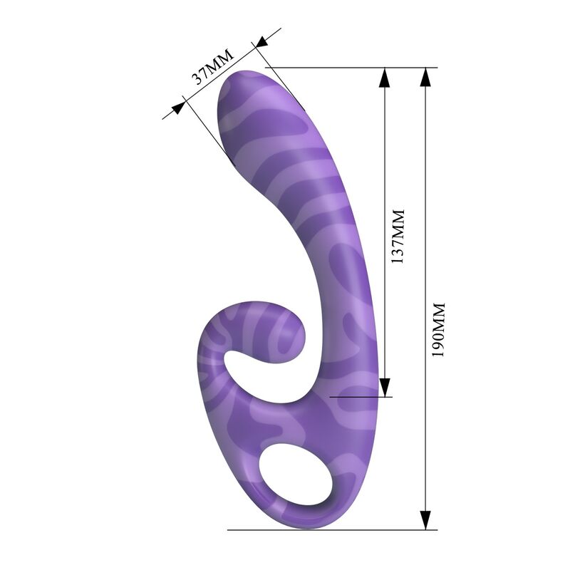 Pretty Love Summer Doppel-Vibrator 19 cm – Lila