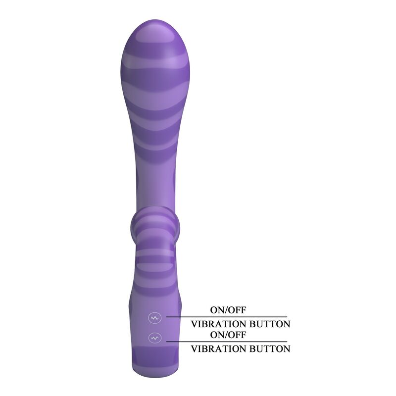 Pretty Love Summer Doppel-Vibrator 19 cm – Lila