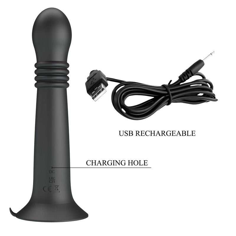 Pretty Love Stella Rotations- und Stoßmassager – Schwarz